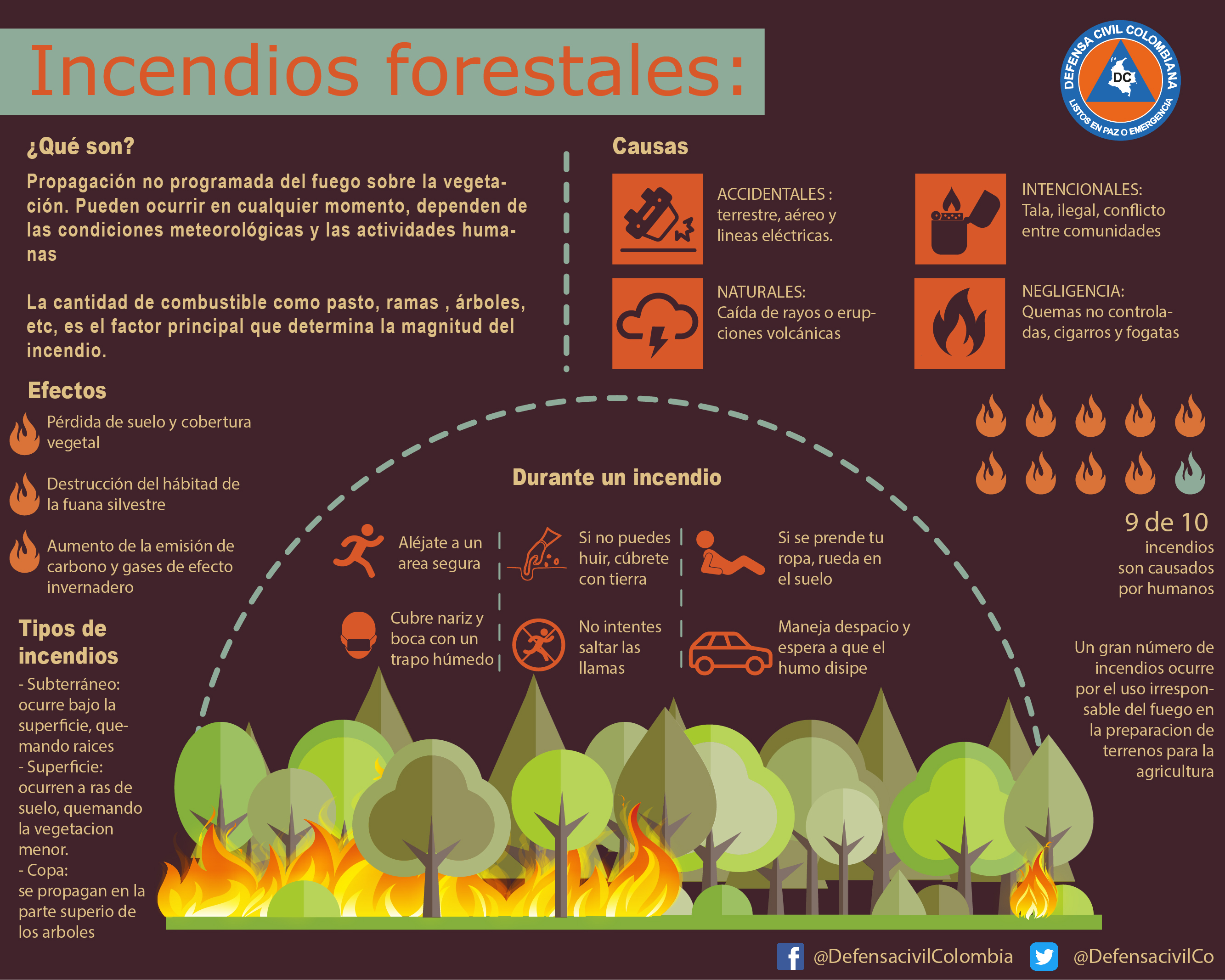 VOLCANES DESLIZAMIENTOS, LODO E INCENDIOS FORESTALES - Defensa Civil ...